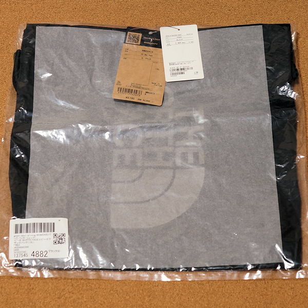 【送料無料】 ノースフェイス ピーエフサックパック NM62413 K ブラック ナップサック　the north face _画像4