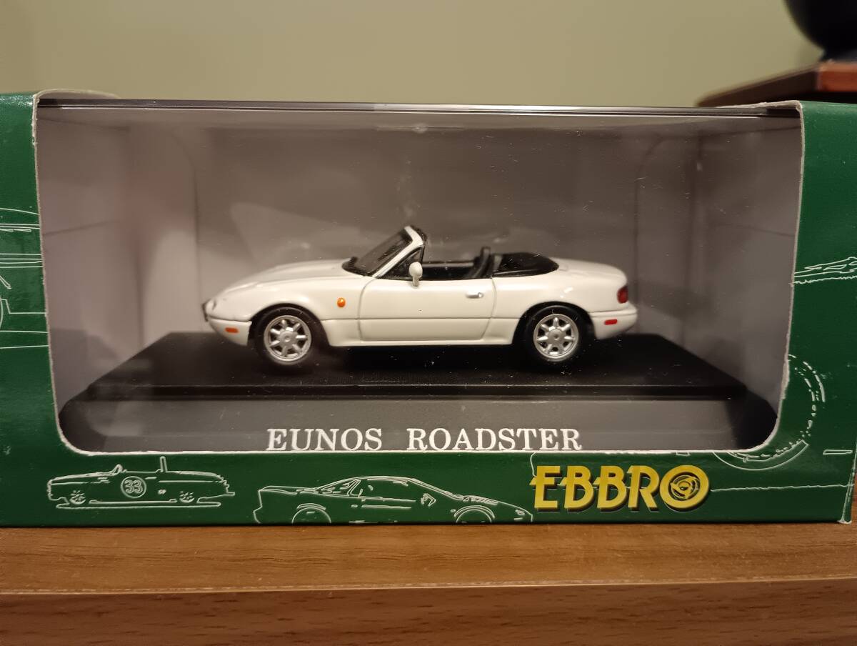 １/43　エブロ　ユーノス　ロードスター（ホワイト）_画像2
