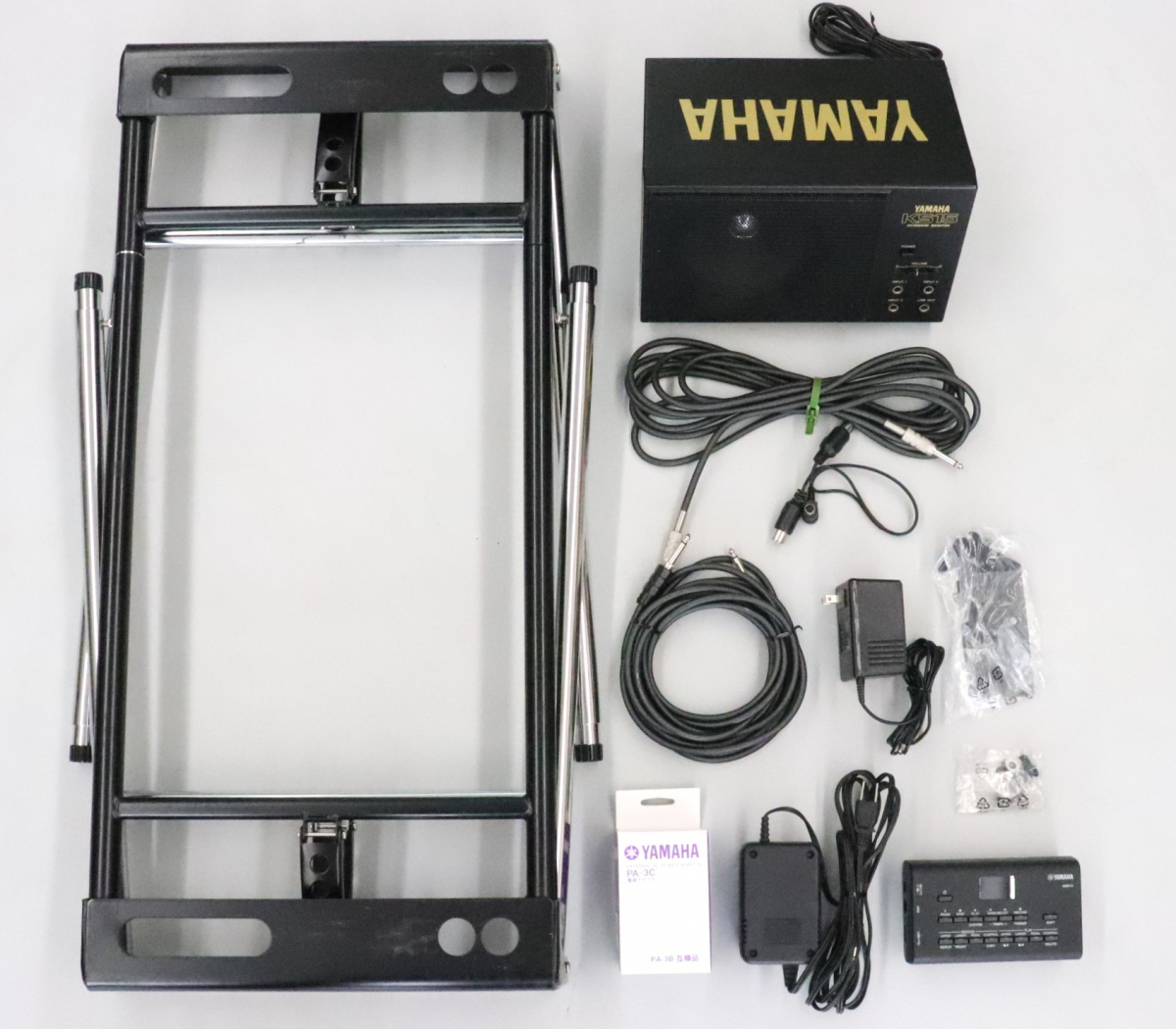 ★【動作OK】【付属品付き】YAMAHA ヤマハ SY35 / KS15 / LG100 / MDR-5 / PA-3C / PA-3 シンセサイザー 電子ピアノ_BFM_C1021-F018_画像8