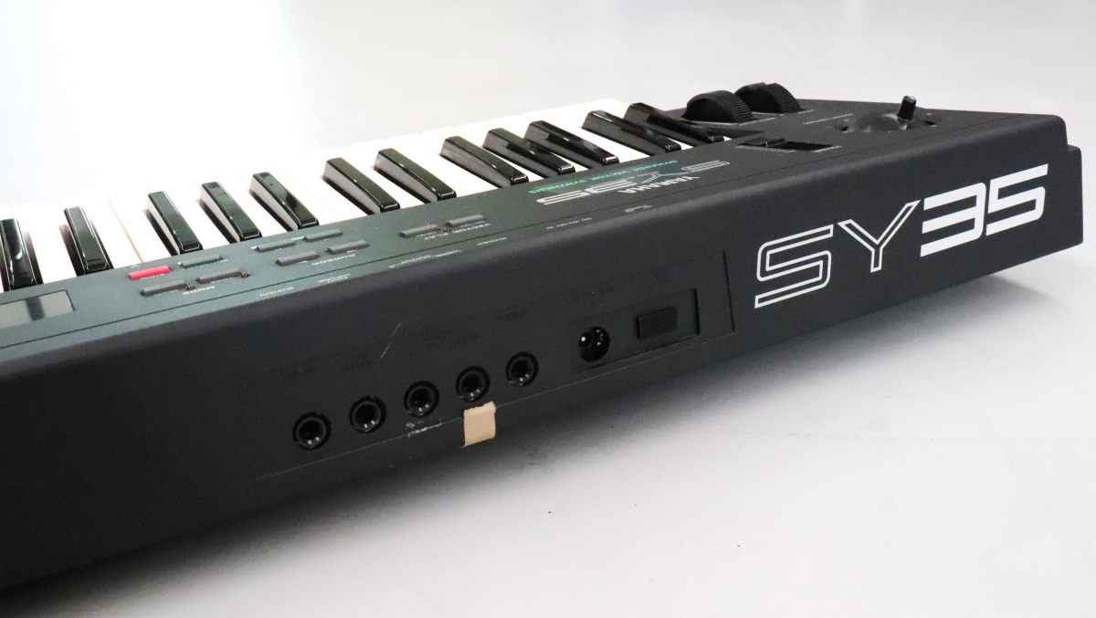 ★【動作OK】【付属品付き】YAMAHA ヤマハ SY35 / KS15 / LG100 / MDR-5 / PA-3C / PA-3 シンセサイザー 電子ピアノ_BFM_C1021-F018_画像7