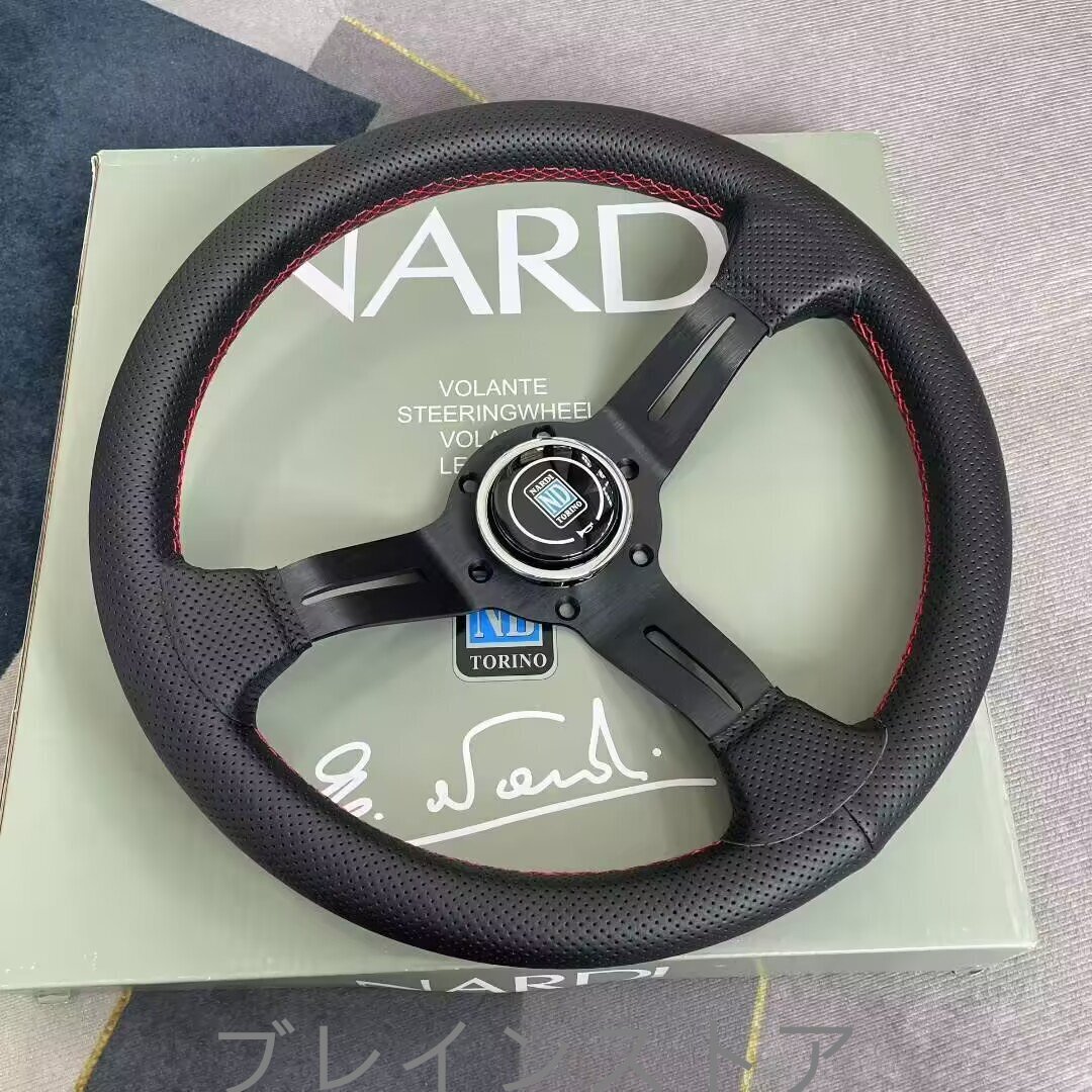 新品 NARDI ナルディ クラシック スポーツステアリング ク320mm（13インチ）ブラック_画像3