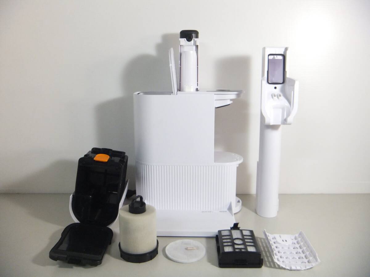 展示品★Shark シャーク★EVOPOWER SYSTEM NEOⅡ+ コードレススティッククリーナー LC551J 自動ゴミ収集ドック 軽量 強力 充電 ハンディ_画像9