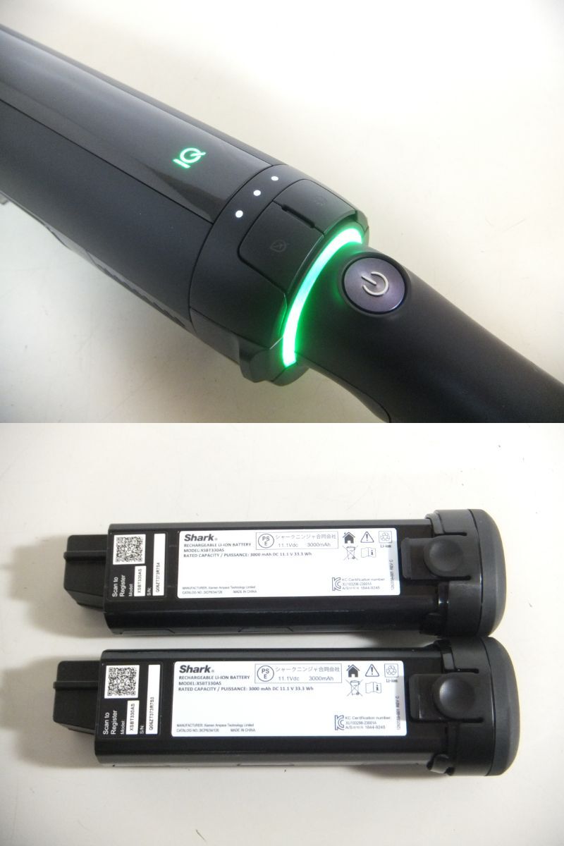 展示品★Shark シャーク★EVOPOWER SYSTEM NEOⅡ+ コードレススティッククリーナー LC551J 自動ゴミ収集ドック 軽量 強力 充電 ハンディ_画像7