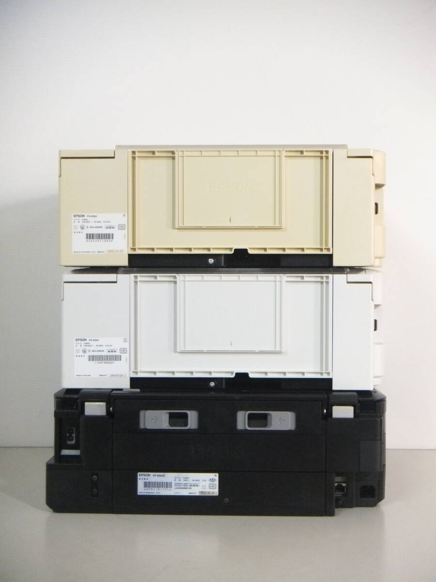 EPSON エプソン★3台セット EP-806AB PX-049A インクジェット複合機 プリンター 通電確認 ジャンク_画像3
