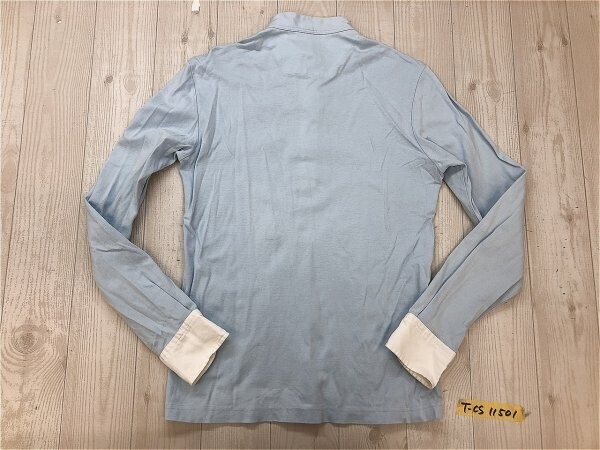 TAKEO KIKUCHI タケオキクチ メンズ ウイングカラー 長袖シャツ 2 水色_画像5