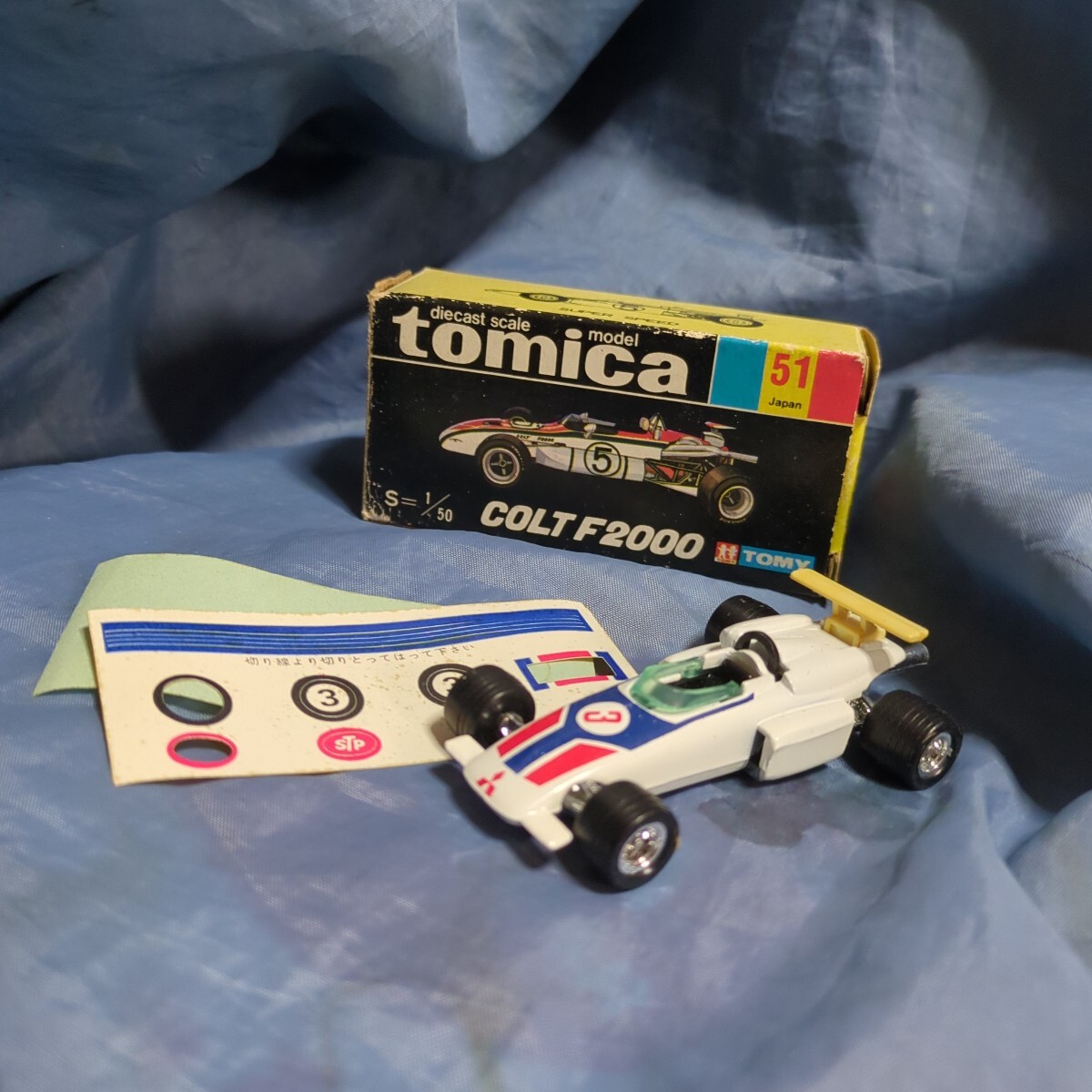 トミカ コルト F2000 絶版 当時物 黒箱 51 日本製_画像1