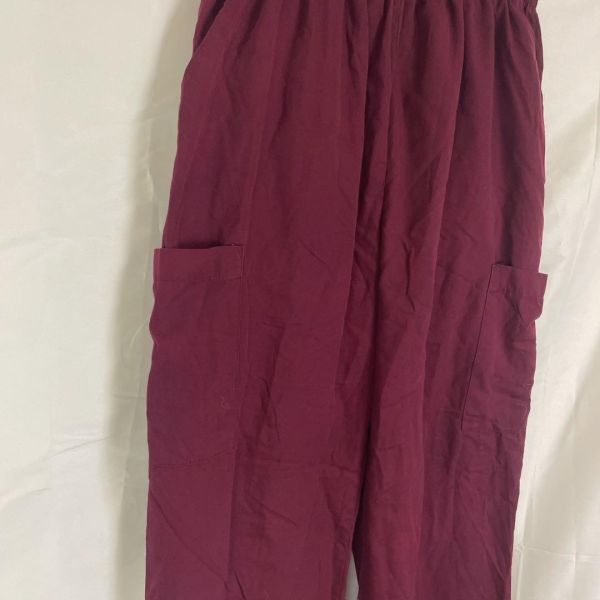  широкий брюки [M] casual хлопок . приятный .. всесезонный талия резина 