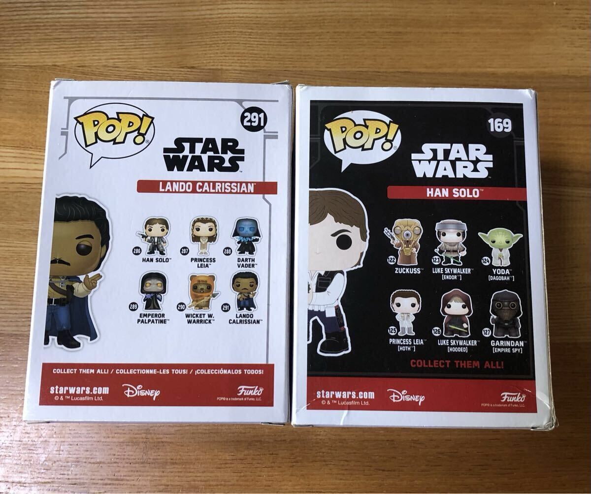 超特価！！ Funko POP! スターウォーズ ハン・ソロ ランド・カルリジアン_画像2