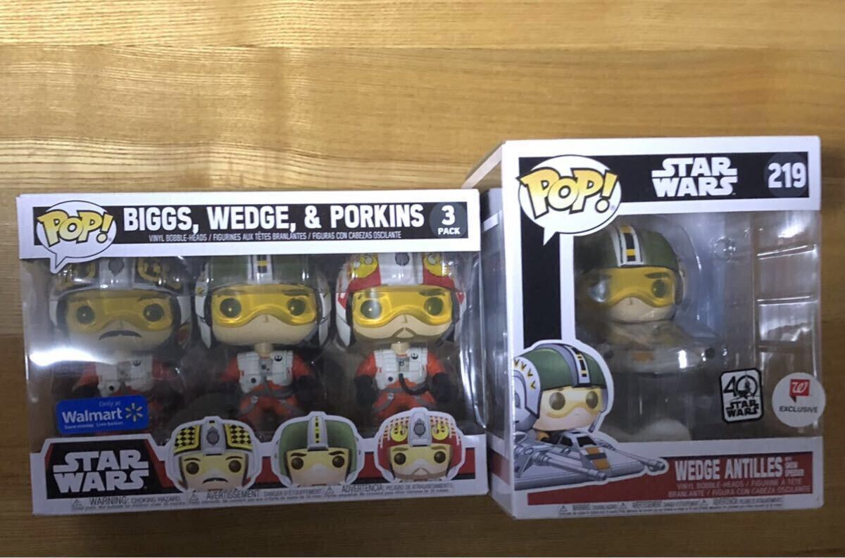 超特価！！ Funko POP! スターウォーズ ウェッジ スピーダー ビックス ウェッジ ポーキンス_画像1