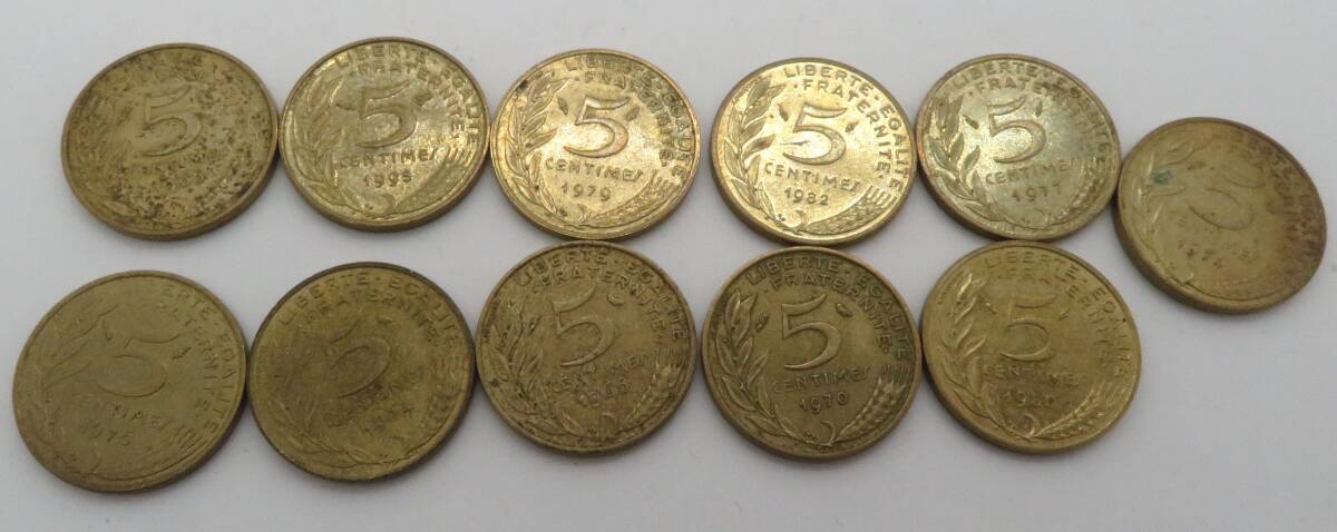 580、フランス硬貨　フランス通貨　硬貨 記念 硬貨 記念コイン メダル 記念メダル 古銭 外国硬貨 外国通貨_画像6