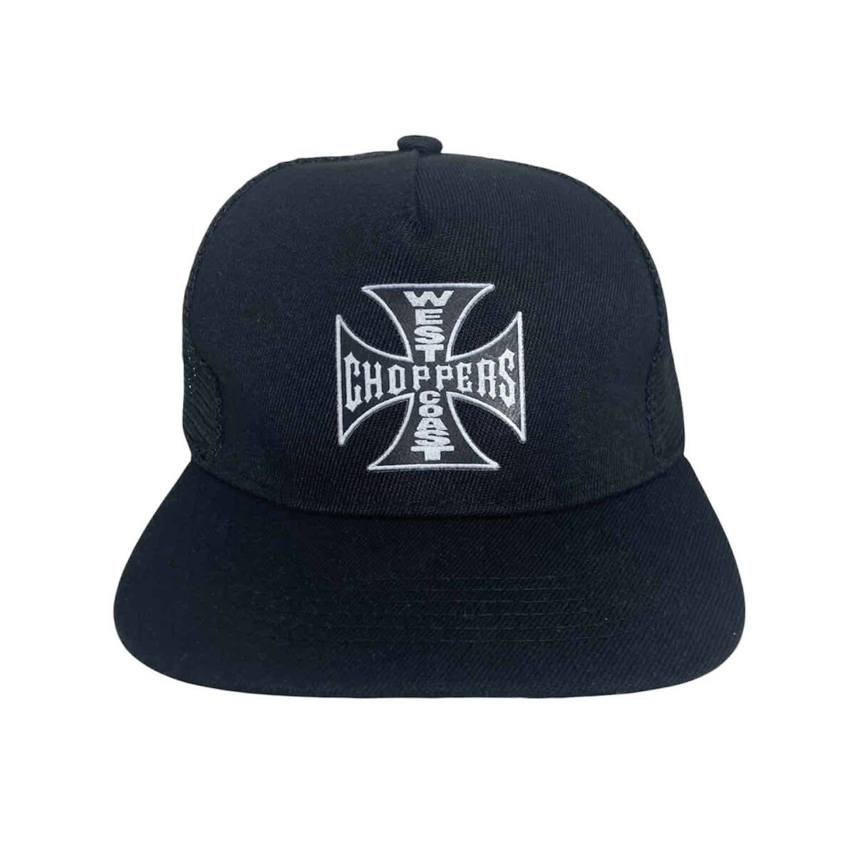 【新品・未使用】ウエストコーストチョッパーズ メッシュキャップ ベースボールキャップ 帽子（ ブラック ） ☆送料無料☆_画像2