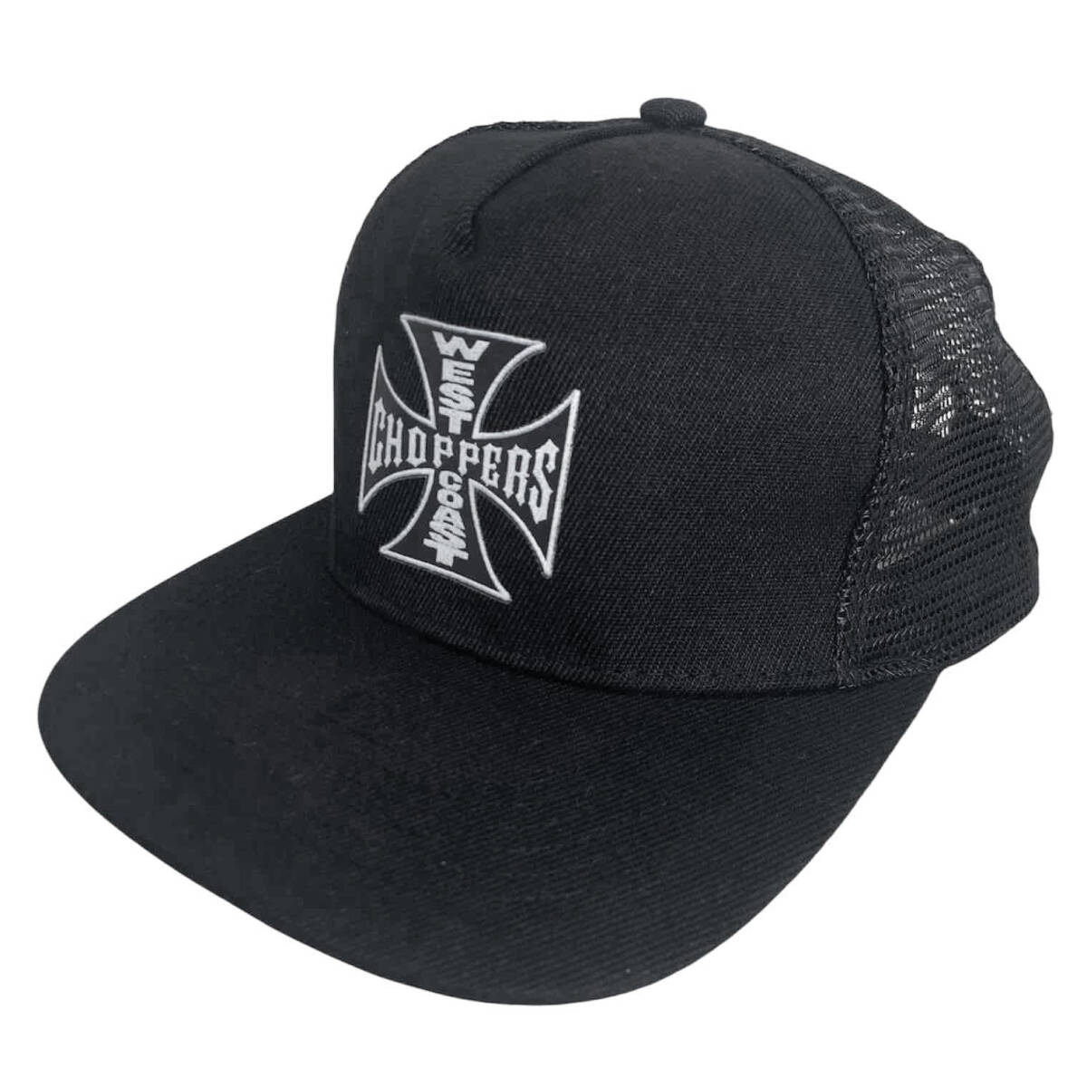 【新品・未使用】ウエストコーストチョッパーズ メッシュキャップ ベースボールキャップ 帽子（ ブラック ） ☆送料無料☆_画像4