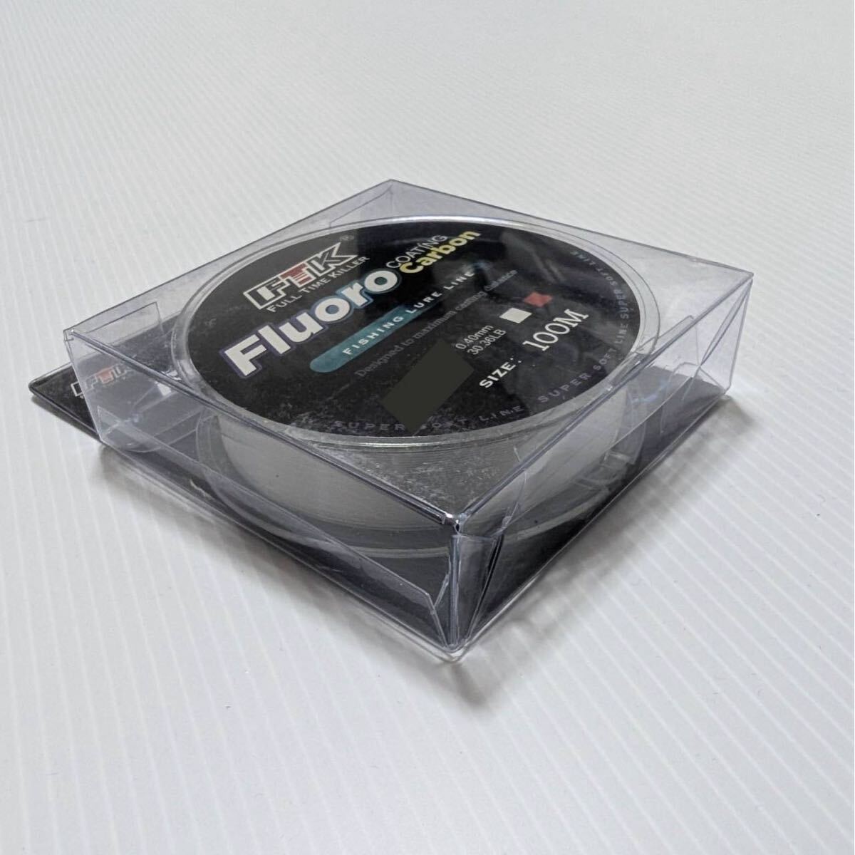 フロロカーボン 100m クリア ハリス 道糸 釣り糸 ライン【 0.8号 】_画像6