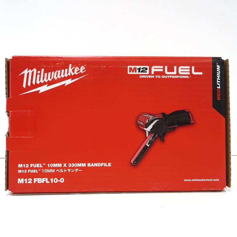 [ не использовался ]Milwaukee( Mill War ключ ) M12 FUEL 10MM ленточно-шлифовальный станок M12 FBFL10-0 JPl батарея * зарядное устройство продается отдельно [/D20179900055606D/]