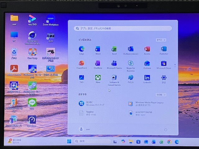 ⑧値下!FUjiTSU LIFEBOOK A579/BX 第8世代 Corei5-8265U @1.60GHz 増設12GB 新品SSD256GB Windows11Pro（25H2）15.6型 Webカメラ office365_画像2