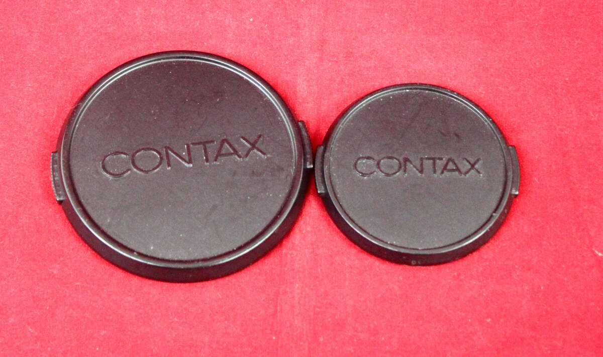 【CONTAX】　コンタックス　72ｍｍ・55ｍｍ　レンズキャップ　２枚セット_画像1