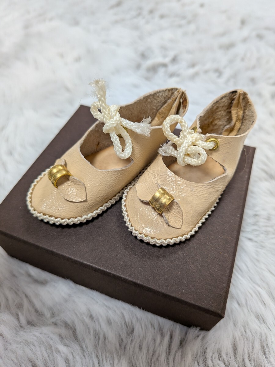ビスクドール　アンティークドール　靴　シューズ_画像1
