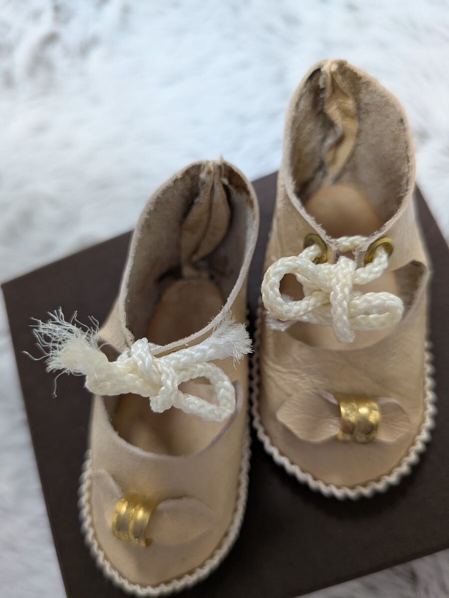 ビスクドール　アンティークドール　靴　シューズ_画像2