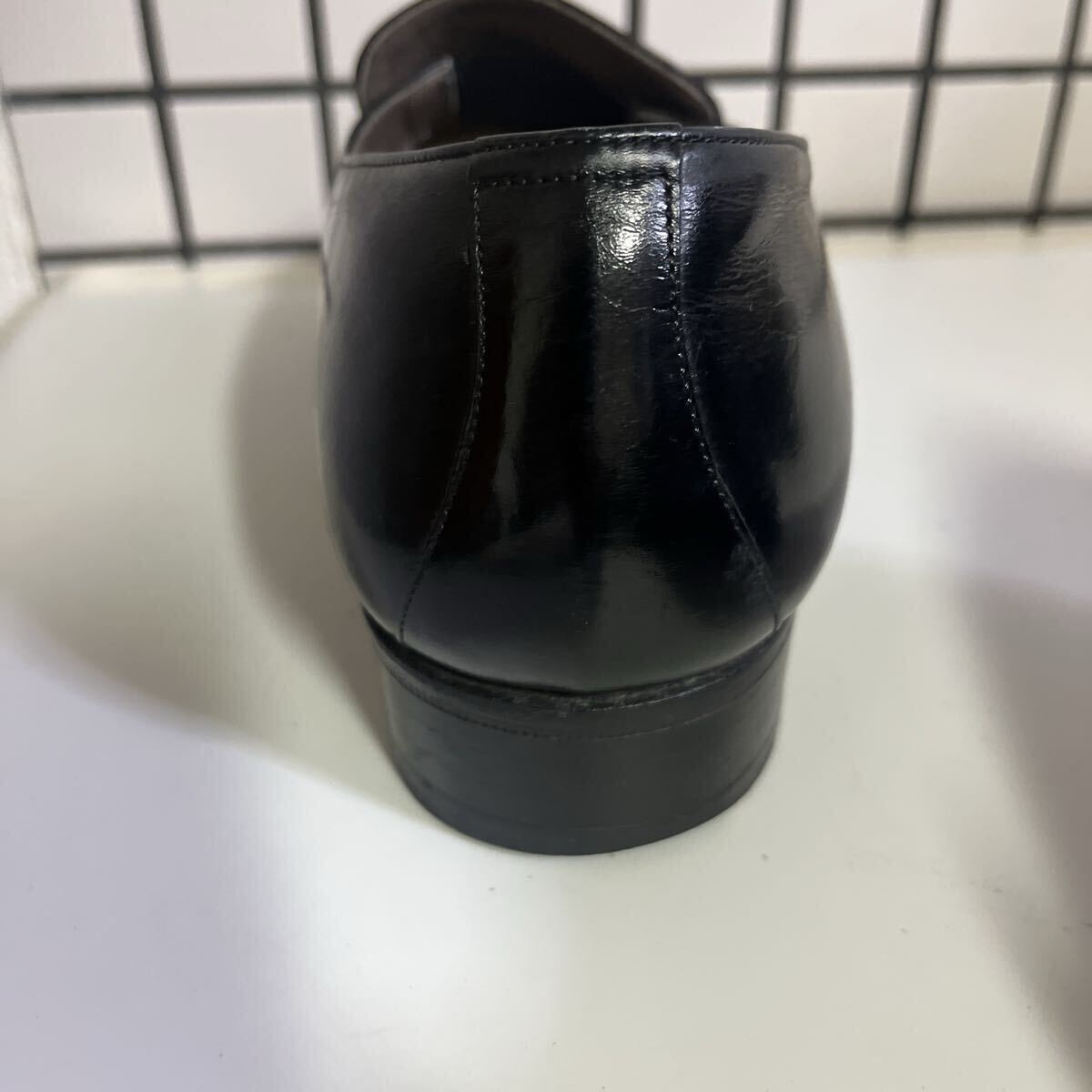 marelli マレリー スリッポン レザー 黒 ブラック モンクストラップ 金具 26.0cm メンズ_画像5