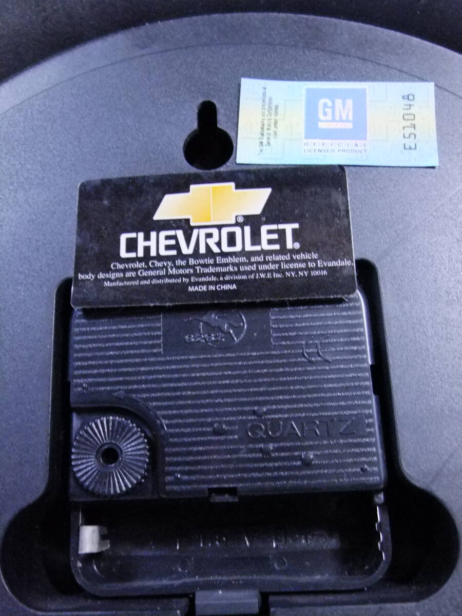 ガレージクロック　ガレージ　シボレー　chevrolet　CHEVY　ビンテージ 掛時計 アメ車 ホットロッド ローライダー　_画像4