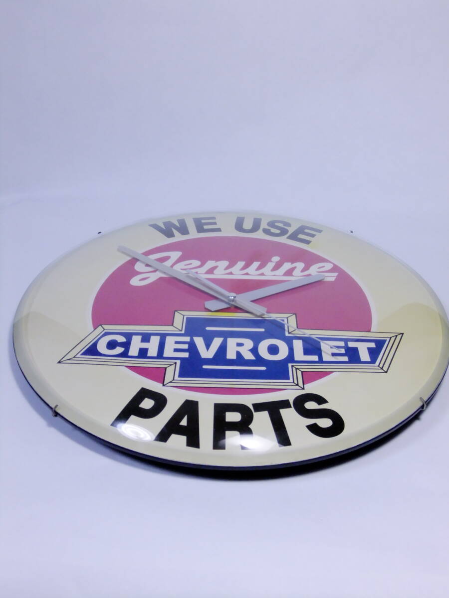 ガレージクロック　ガレージ　シボレー　chevrolet　CHEVY　ビンテージ 掛時計 アメ車 ホットロッド ローライダー　_画像3
