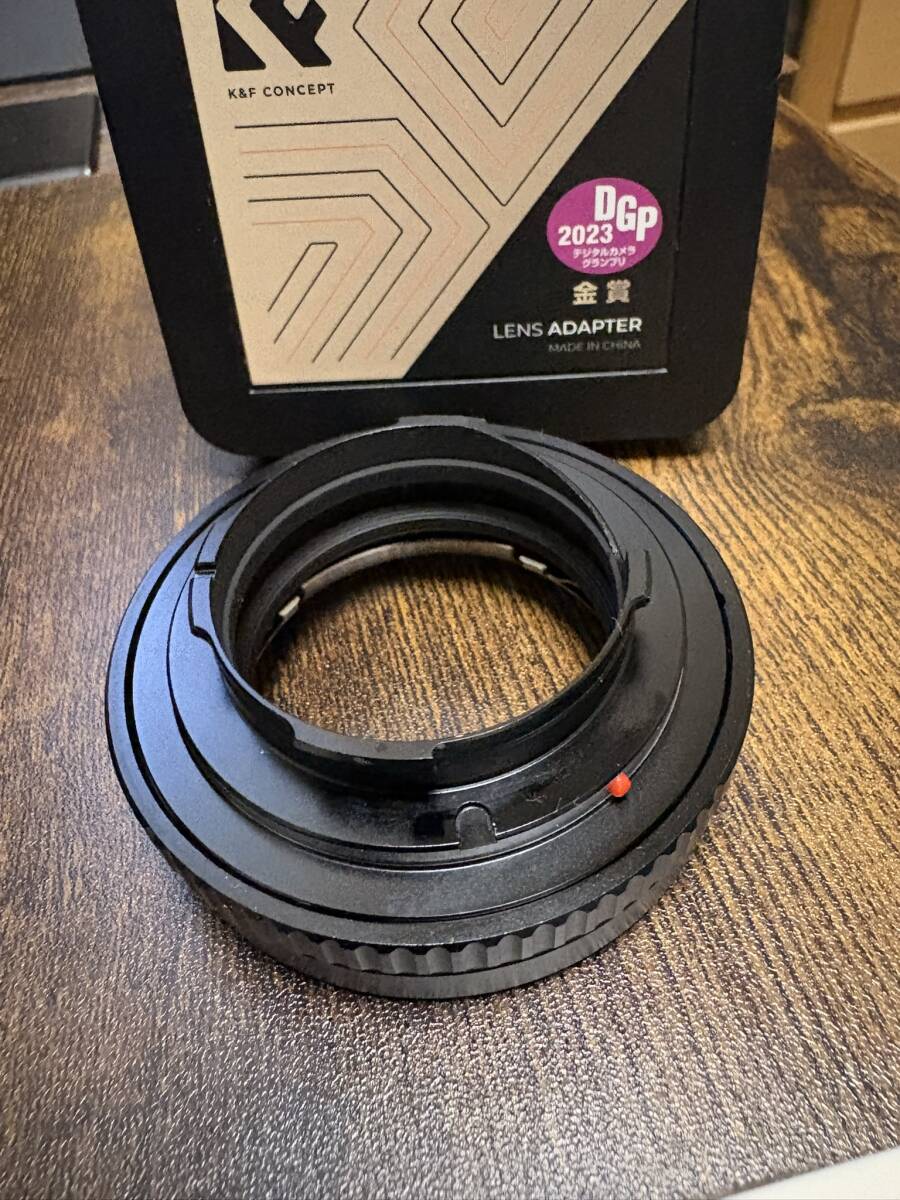 K&F Concept KF-NGM (ニコンFマウントレンズ[Gタイプ対応] → ライカMマウント変換） 絞りリング付き_画像5