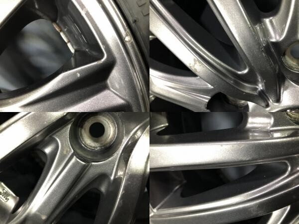 (WW7J013M)SIBILLA 15x6J 5穴 114.3 + BRIDGESTONE VRX3 195/65R15 2022年 スタッドレス 冬タイヤ 送料無料 セレナ ノア ルミオン オーリス_画像3