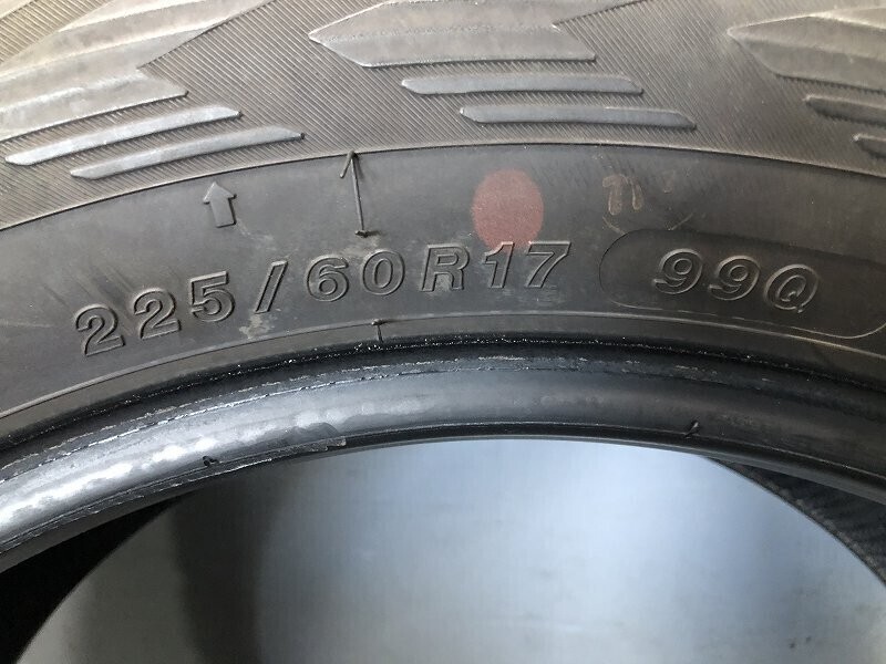 (WW6G041-P) 225/60R17 99Q YOKOHAMA G075 2020年 4本 スタッドレス 送料無料 フォレスター XV アルファード エクストレイル ヨコハマ_画像2
