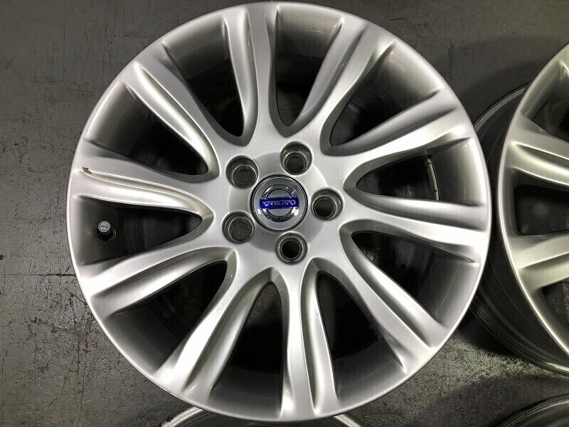 (W7H107M)17x7J VOLVO純正 V40 オフセット50 5穴 PCD108 ハブ63 ボルボ V70 V60 V40 C30 S60 S40 XC60 17インチ_画像4