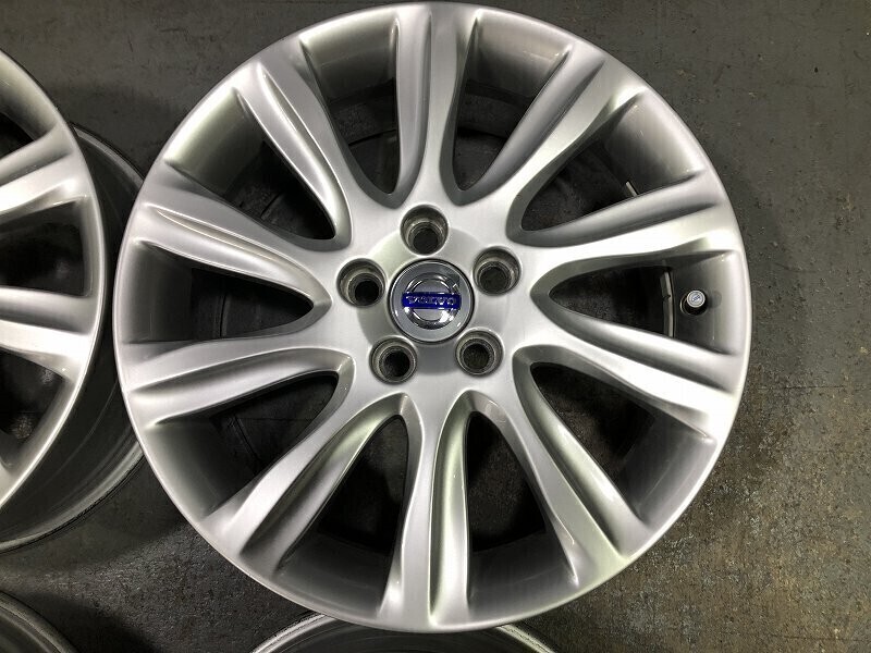 (W7H107M)17x7J VOLVO純正 V40 オフセット50 5穴 PCD108 ハブ63 ボルボ V70 V60 V40 C30 S60 S40 XC60 17インチ_画像5