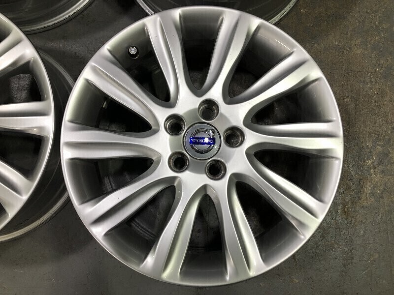 (W7H107M)17x7J VOLVO純正 V40 オフセット50 5穴 PCD108 ハブ63 ボルボ V70 V60 V40 C30 S60 S40 XC60 17インチ_画像7