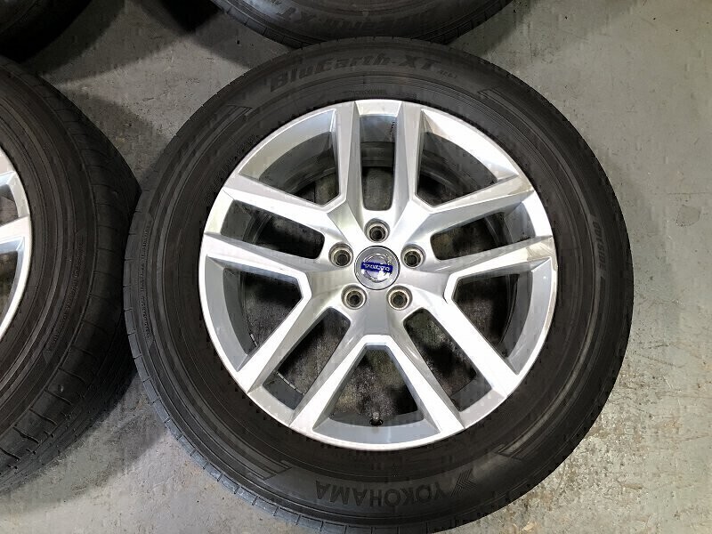 (WS7G003M)VOLVO XC60 18x7.5J 5穴 108 +55 BRIDGESTONE BluEarth XT AE61 235/60R18 103W 2021年 夏タイヤ 送料無料 ボルボ純正 18インチ_画像7