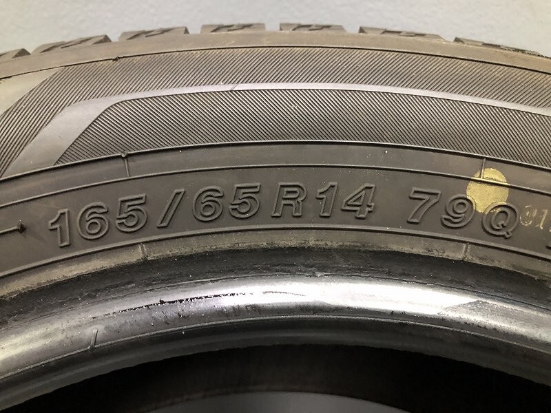 バリ山(PW7K099M) 165/65R14 79Q YOKOHAMA IG60 2021年 4本 スタッドレスタイヤ 送料無料 タンク トール ルーミー ソリオ パッソ ヨコハマ_画像3