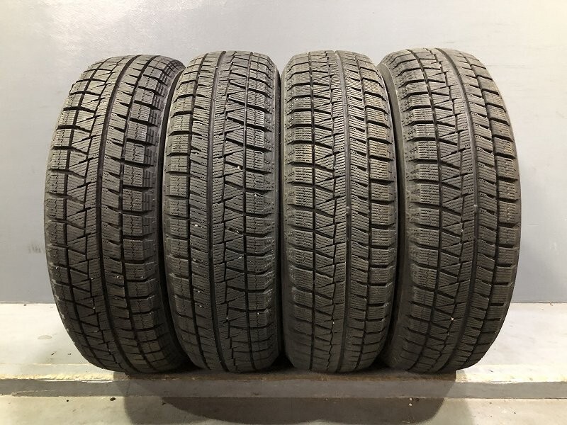 バリ山 8-9分山(PW7K097M) 155/65R14 BRIDGESTONE ICEPARTNER2 2021年 4本 スタッドレスタイヤ 送料無料 軽自動車 14インチ ブリヂストン_画像1