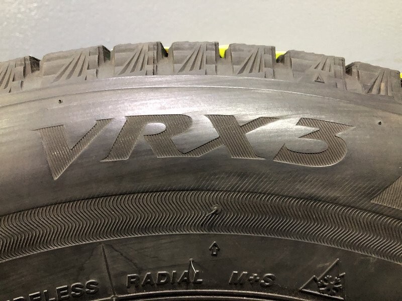(PW7K095M) 195/65R15 BRIDGESTONE VRX3 2022年 4本 スタッドレスタイヤ 送料無料 ブリヂストン プリウス ノア ヴォクシー ステップワゴン_画像2