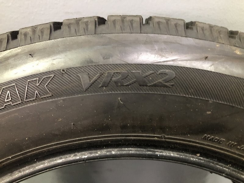 2024年 (PW7K015N) 185/60R15 84Q BRIDGESTONE BLIZZAK VRX2 4本 スタッドレスタイヤ 送料無料 アクア ヤリス シエンタ フィット_画像2