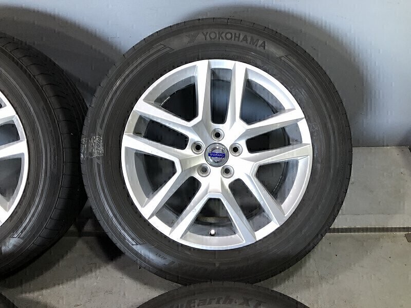 (WS7G003M)VOLVO XC60 18x7.5J 5穴 108 +55 BRIDGESTONE BluEarth XT AE61 235/60R18 103W 2021年 夏タイヤ 送料無料 ボルボ純正 18インチ_画像6