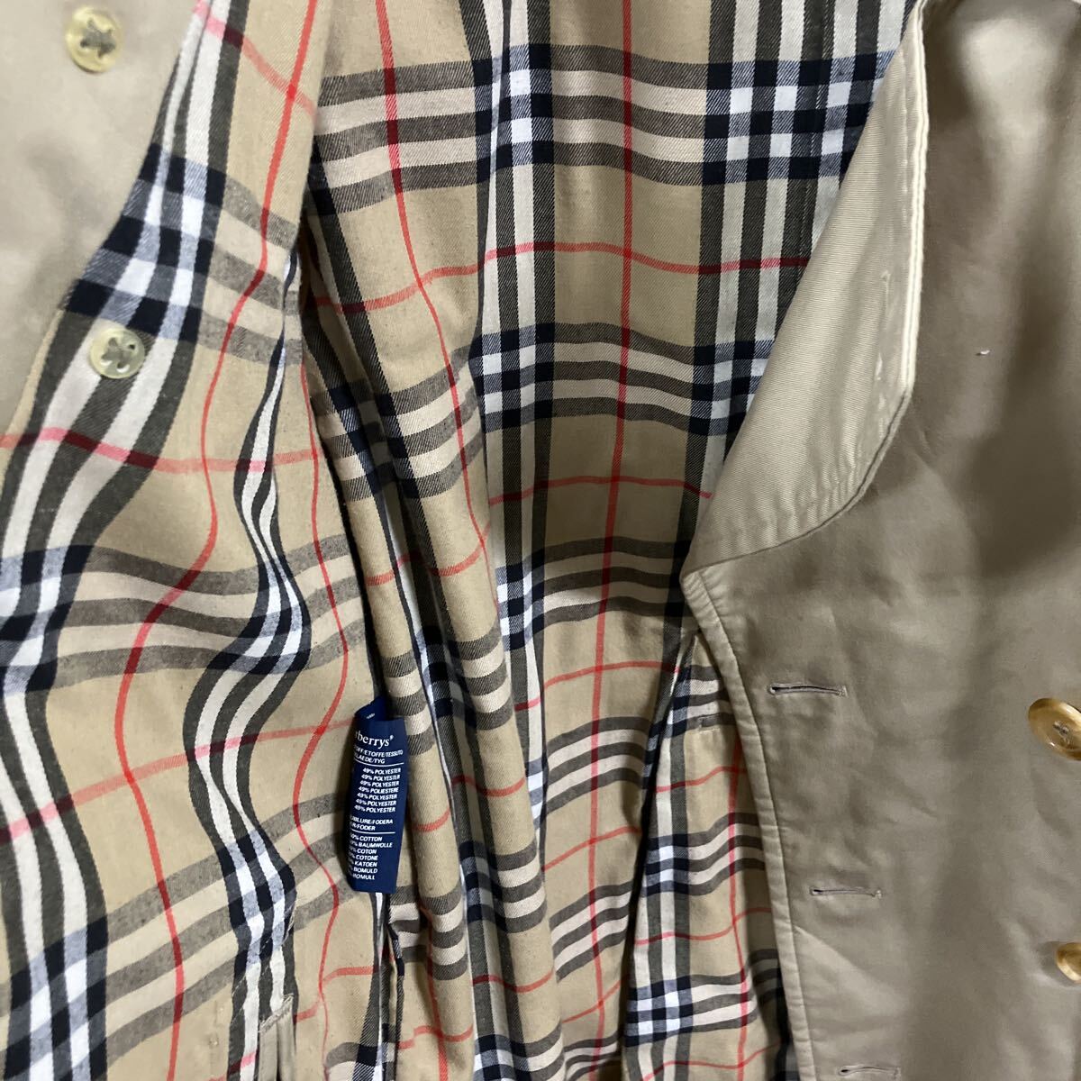 BURBERRY Burberrys バーバリーズ バーバリー トレンチコート コート　K5634_画像5