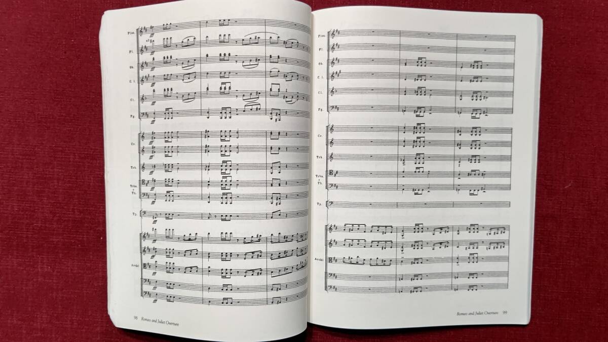 1110-3 輸入洋書 大判 フルスコア チャイコフスキー 2曲 ロメオとジュリエット序曲＆イタリア奇想曲 201p 1986年 by DOVER Publications_画像7