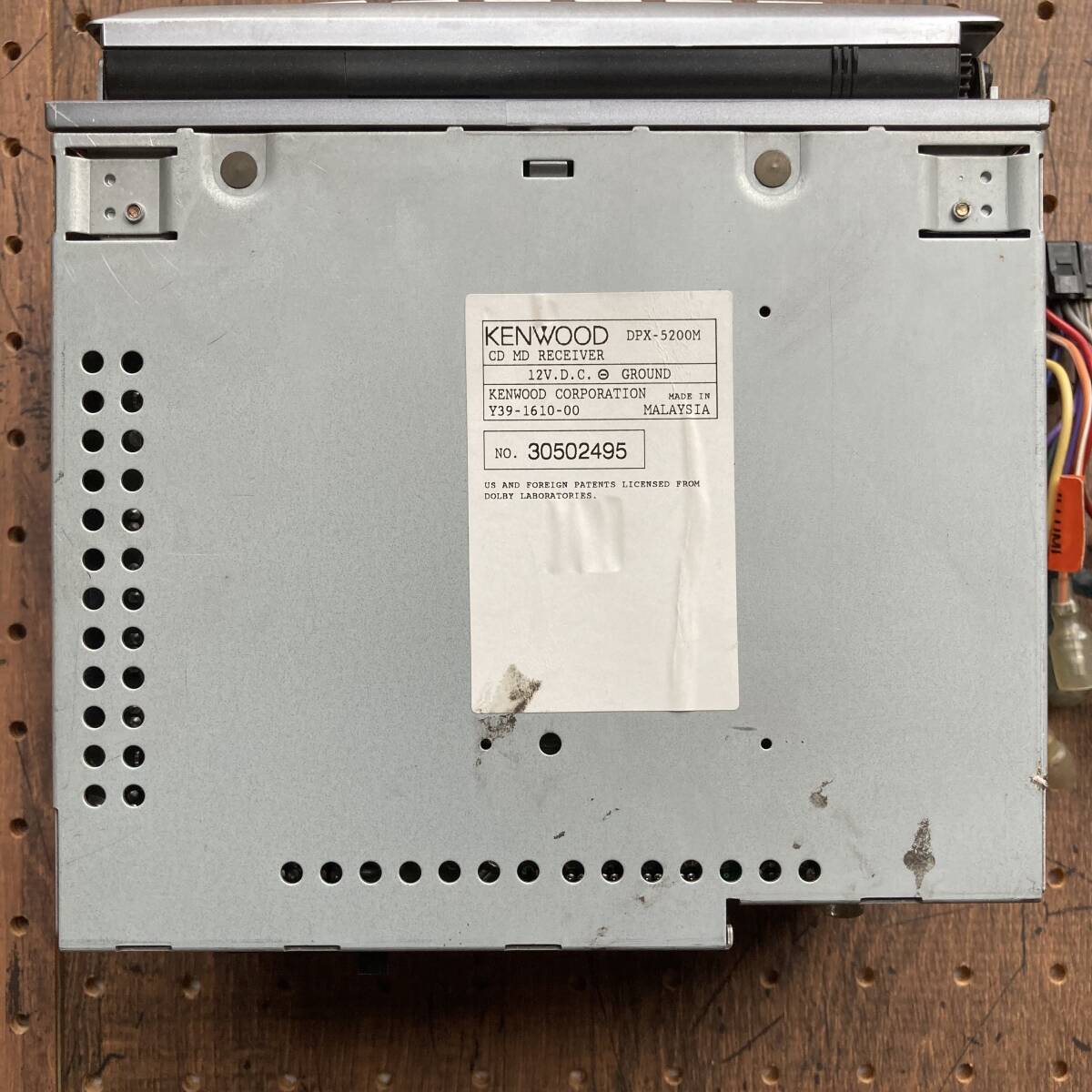KENWOOD ケンウッド DPX-5200M CD MD 2DIN MD以外 動作確認_画像8