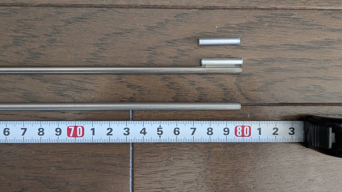 ★新品★パイプドライブ用φ５ステンレスパイプ　２本入り_画像4