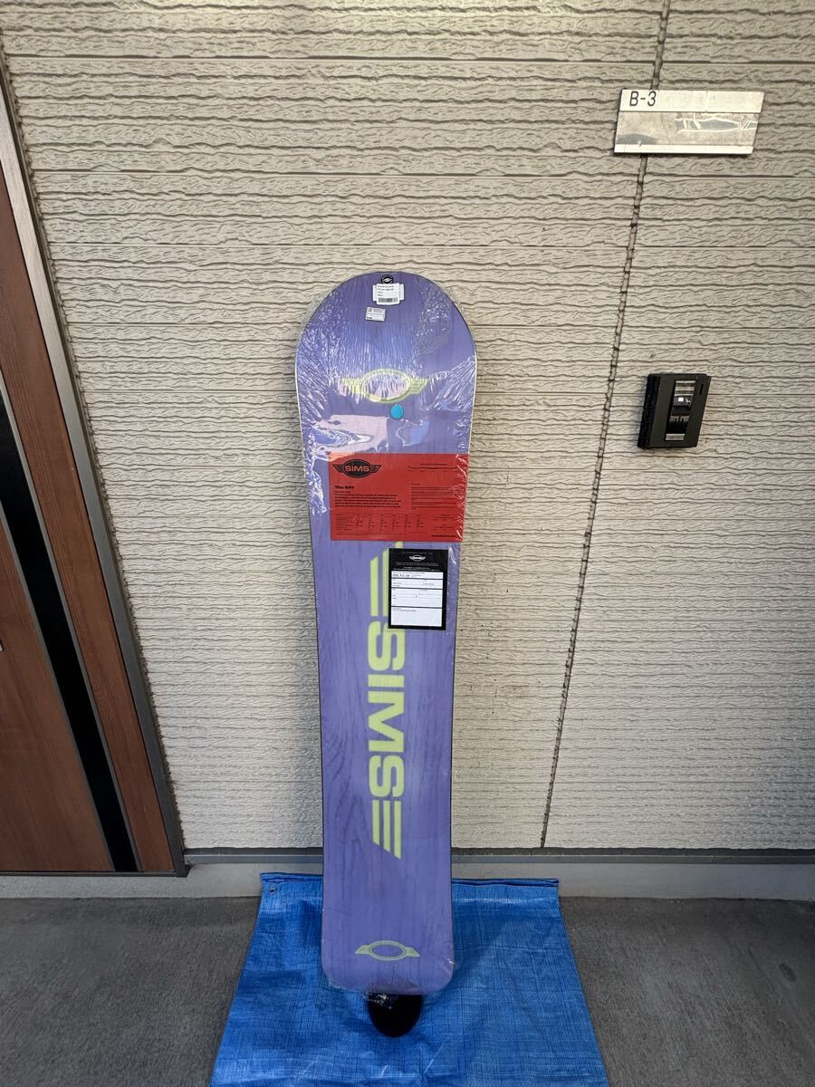 新古品　SIMS スノーボード 板 スノボ　2022-2023 THE DAY 156㎝　ダブルキャンバー　グラトリ　パウダー_画像4