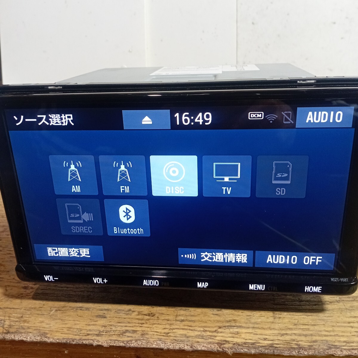  Toyota оригинальный Memory Navi NSZT-Y68T 2022 год весна версия карта данные ( контрольный номер :25021769 )DVD&Bluetooth OK