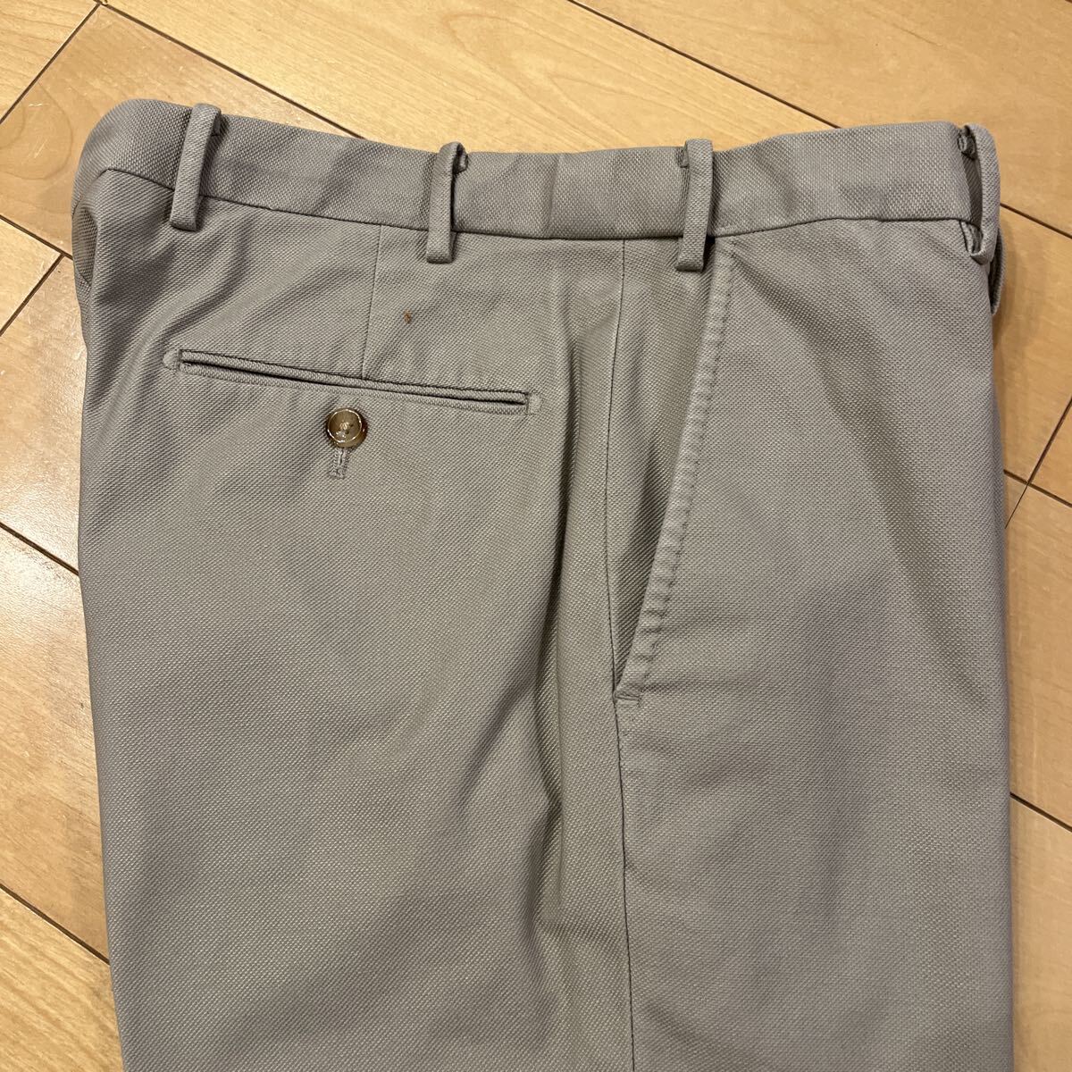 シップス・コットンスラックス(サイズ46、ベージュ)_画像2