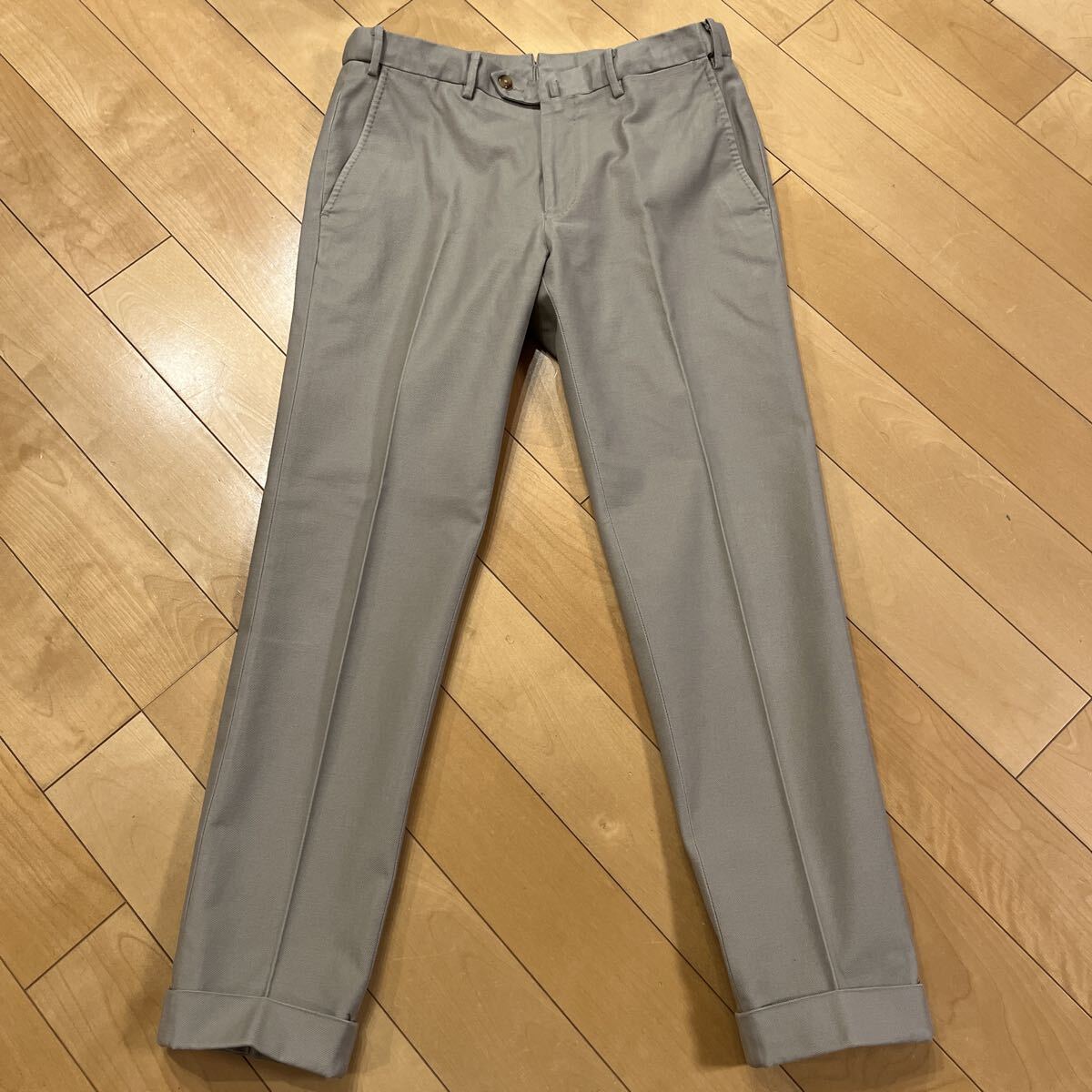 シップス・コットンスラックス(サイズ46、ベージュ)_画像3