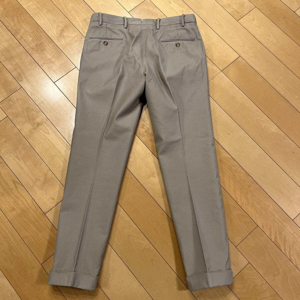 シップス・コットンスラックス(サイズ46、ベージュ)_画像5