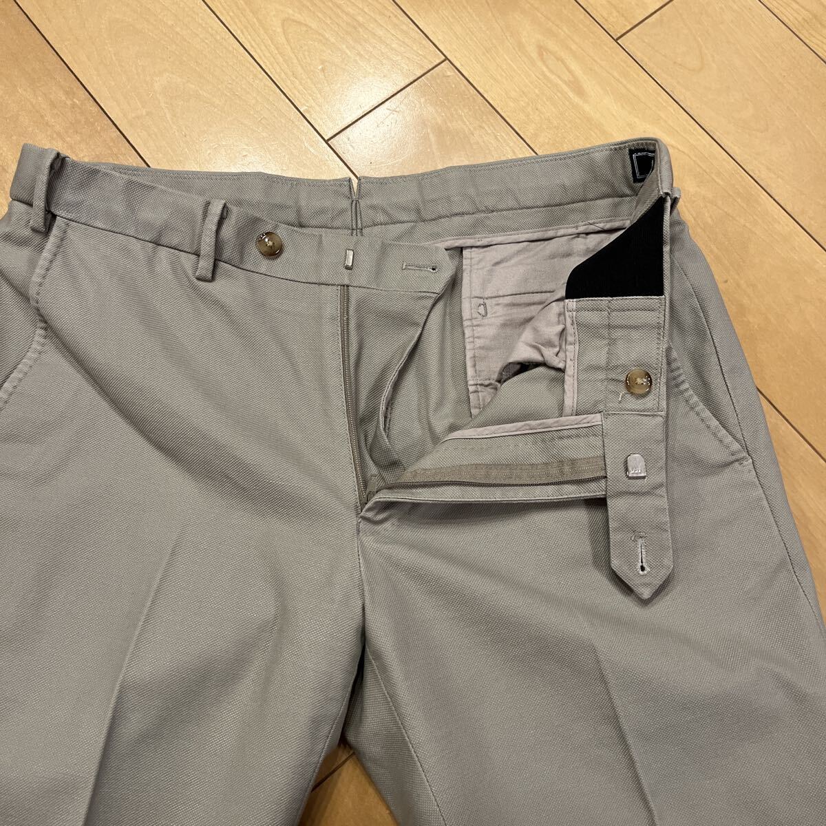シップス・コットンスラックス(サイズ46、ベージュ)_画像6