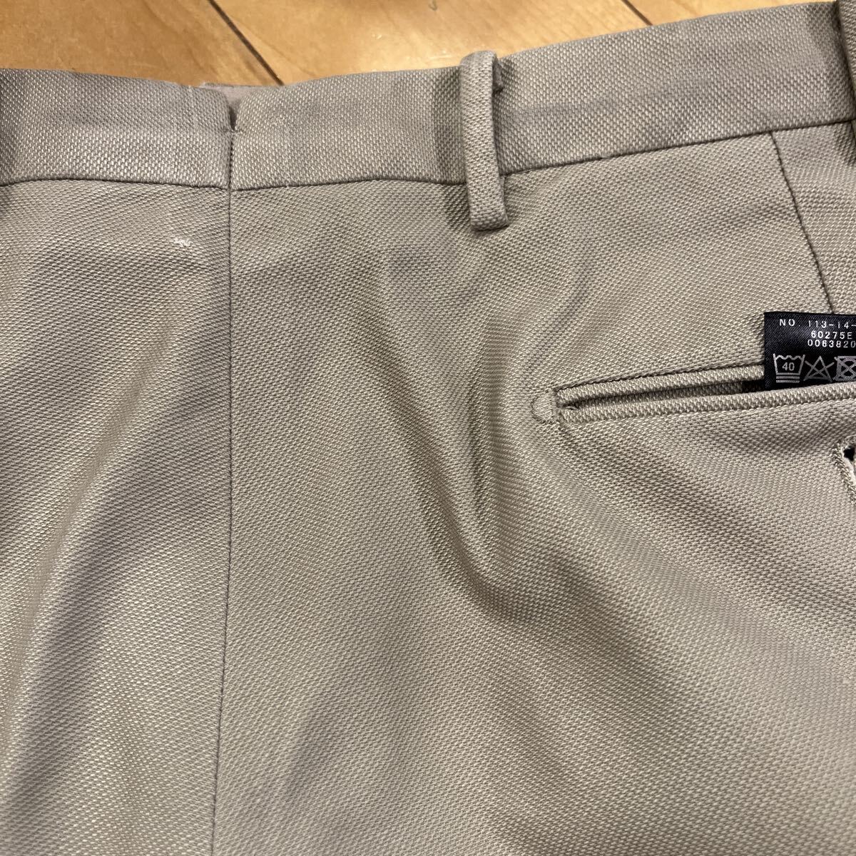 シップス・コットンスラックス(サイズ46、ベージュ)_画像10
