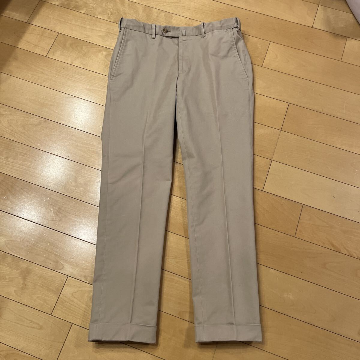 シップス・コットンスラックス（サイズ48、ベージュ）_画像3
