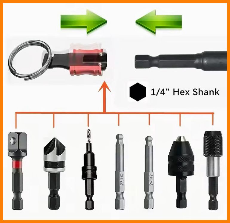 【送料無料・未使用】ビットホルダー 12個セット_画像4